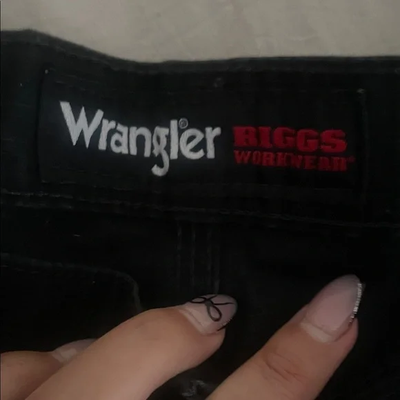 Black Cargo Pants - Picture 3 of 4